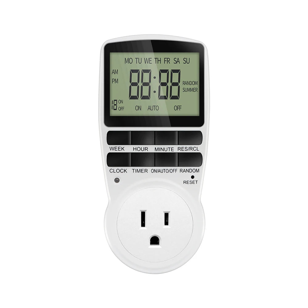 Electronic Digital Timer Switch Kitchen Timer Outlet Programmable Timing Socket EU/US/FR/UK/AU Plug Timer Switch 220V 110V