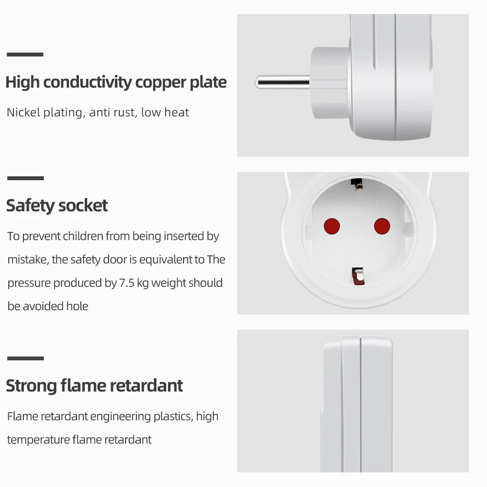 Electronic Digital Timer Switch Kitchen Timer Outlet Programmable Timing Socket EU/US/FR/UK/AU Plug Timer Switch 220V 110V