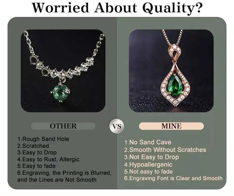 Fashion Vintage Sexy Zircon Pendant Necklace For Women Boho Geometric Transparent Crystal Imitation Moissanite Chain Jewelry